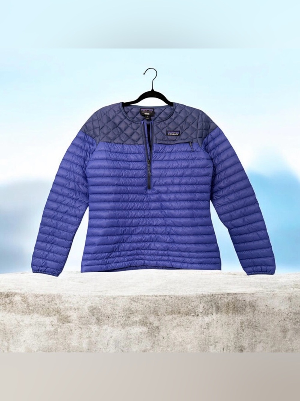 NWOT! 💙 Patagonia AlpLight Down Pullover Womens 800 Fill Packable Jacket - Picture 3 of 8